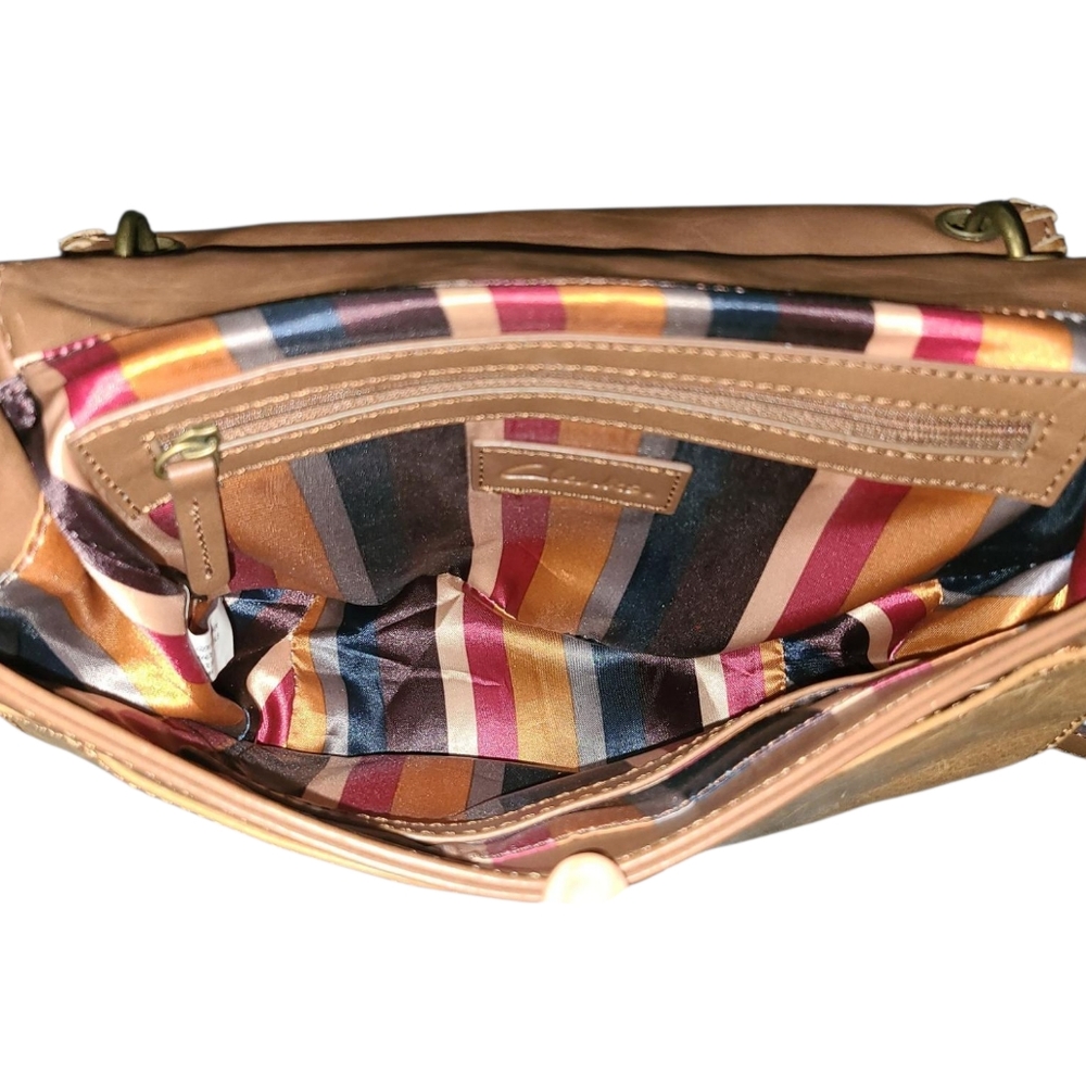 Clark's Vintage Leather Saddle Bag Crossbody - Picture 5 of 8